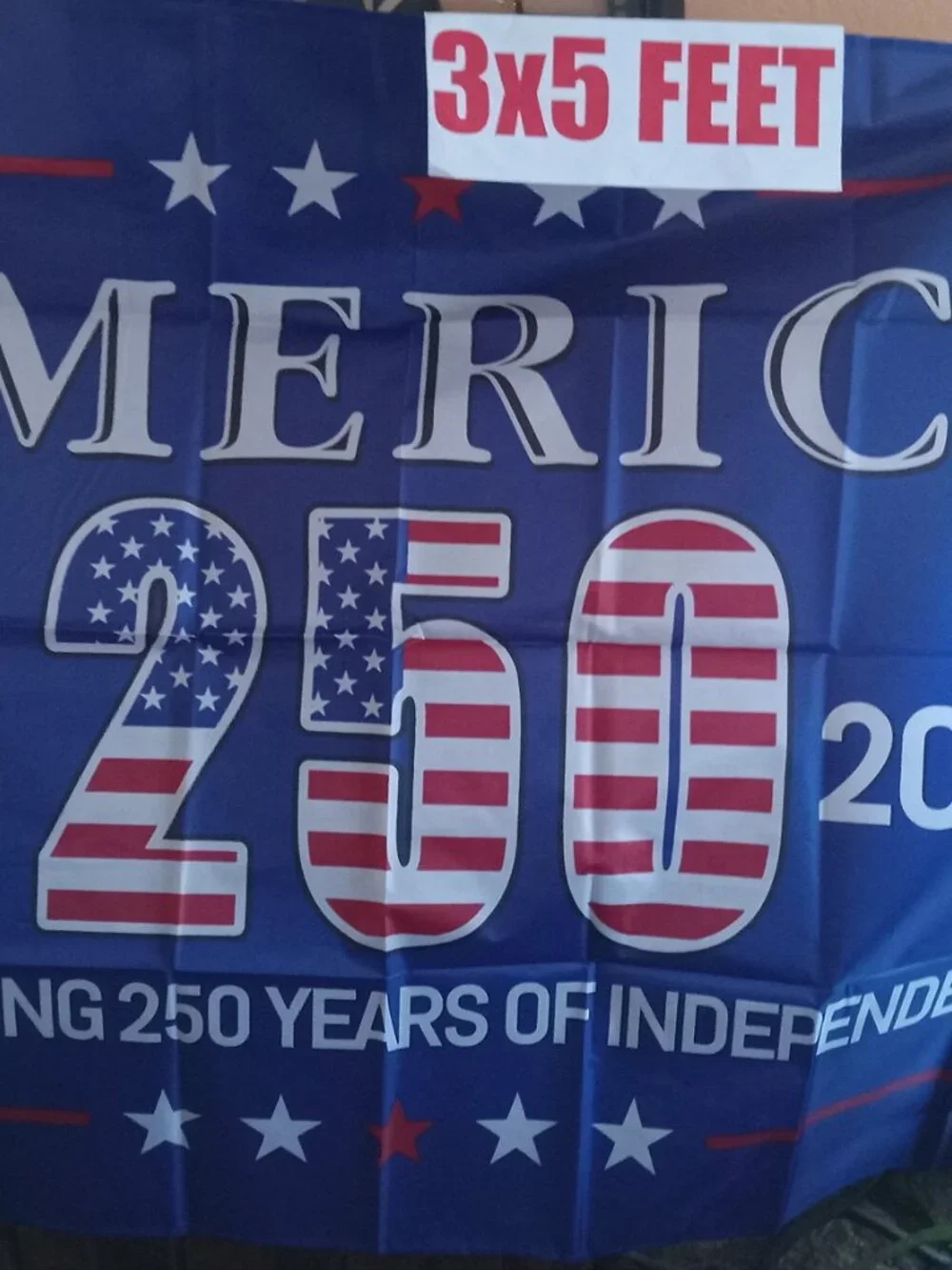 Celebrating 250 Years of Independence 3x5 American Flag